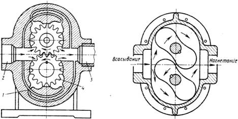 Роторный насос чертеж