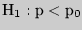 $_{1} :  < _{0}$